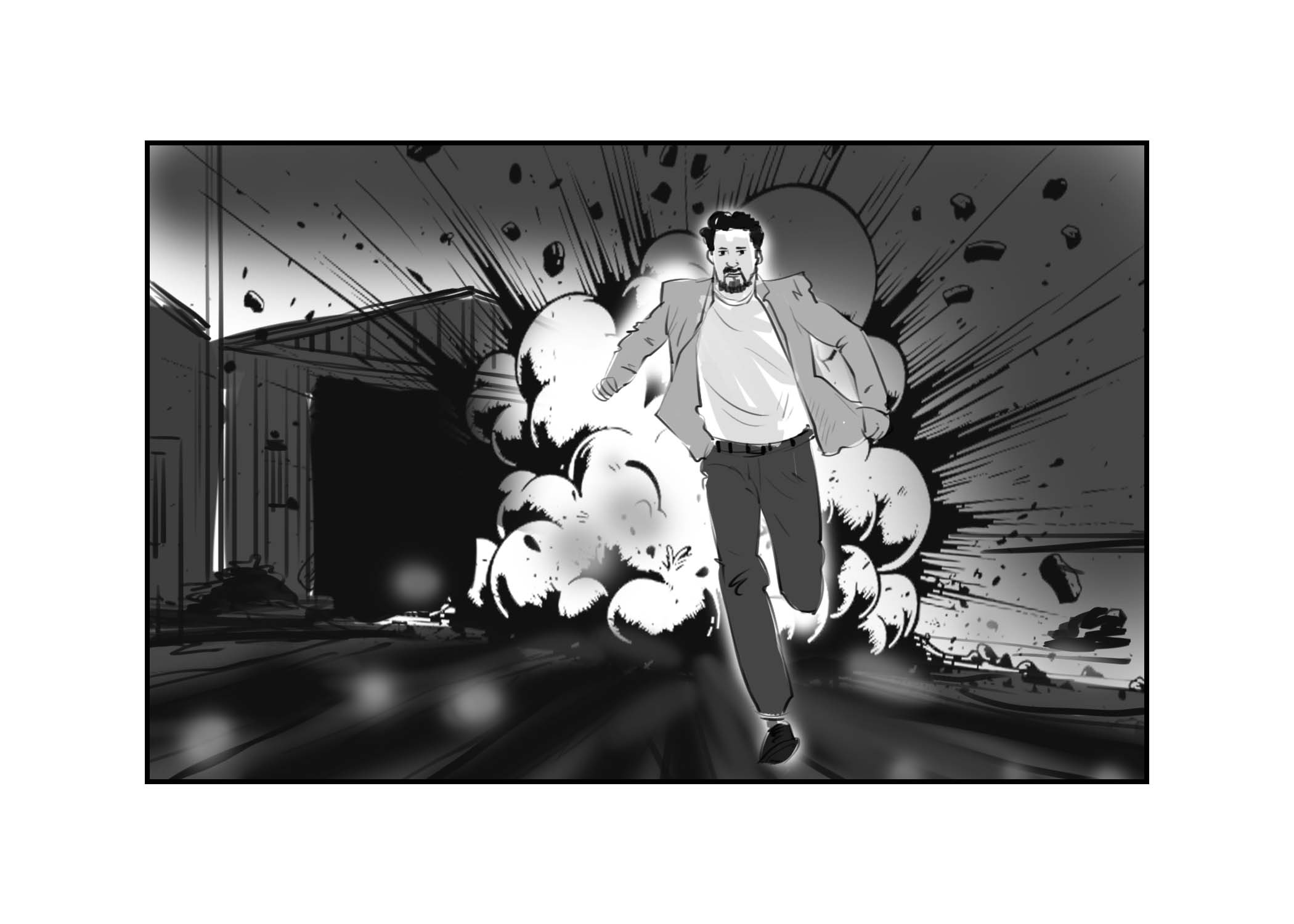 Chamika storyboard sample - dramatic scene